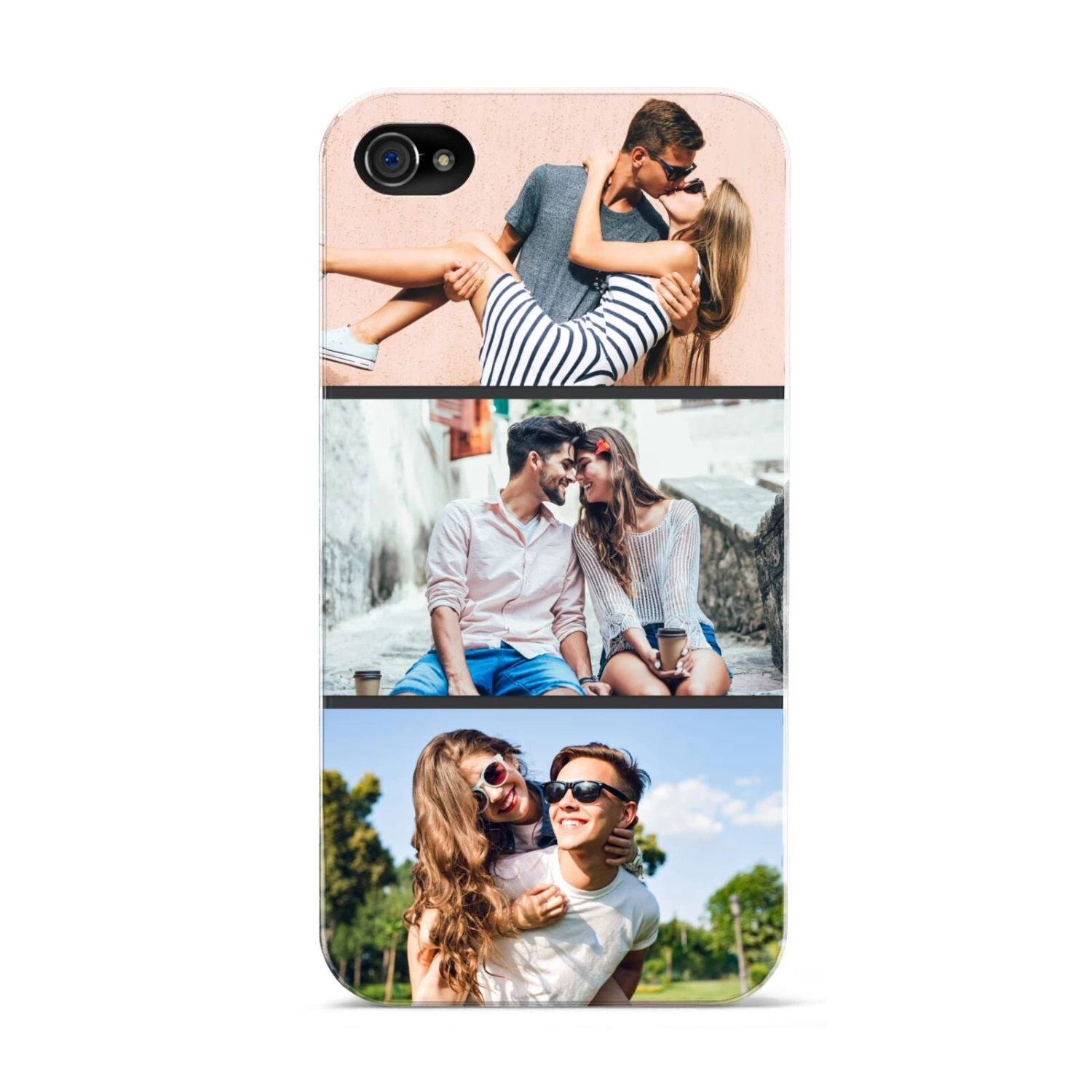 Three Photo Collage IPhone Case 4 Three Photo Collage IPhone Case - Image 4