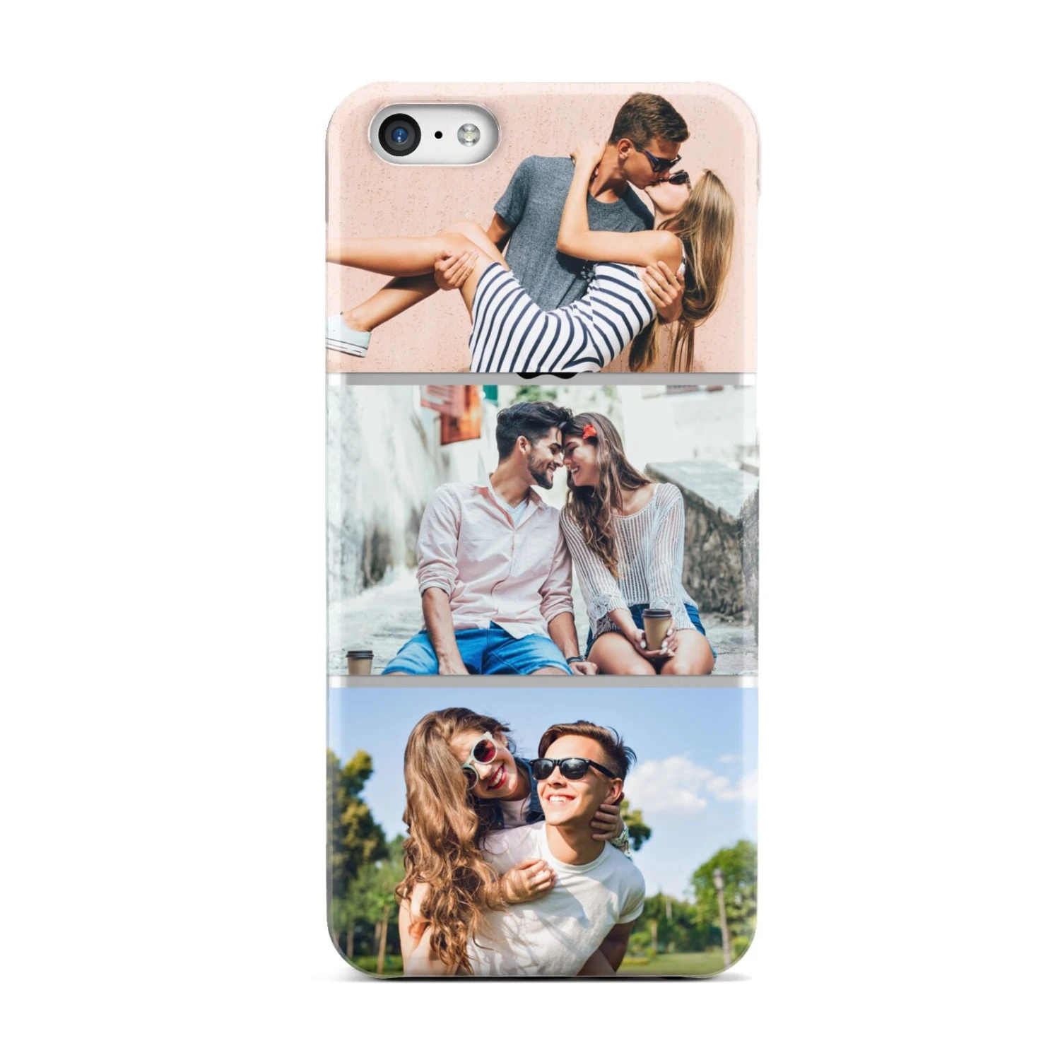 Three Photo Collage IPhone Case 2 Three Photo Collage IPhone Case - Image 2