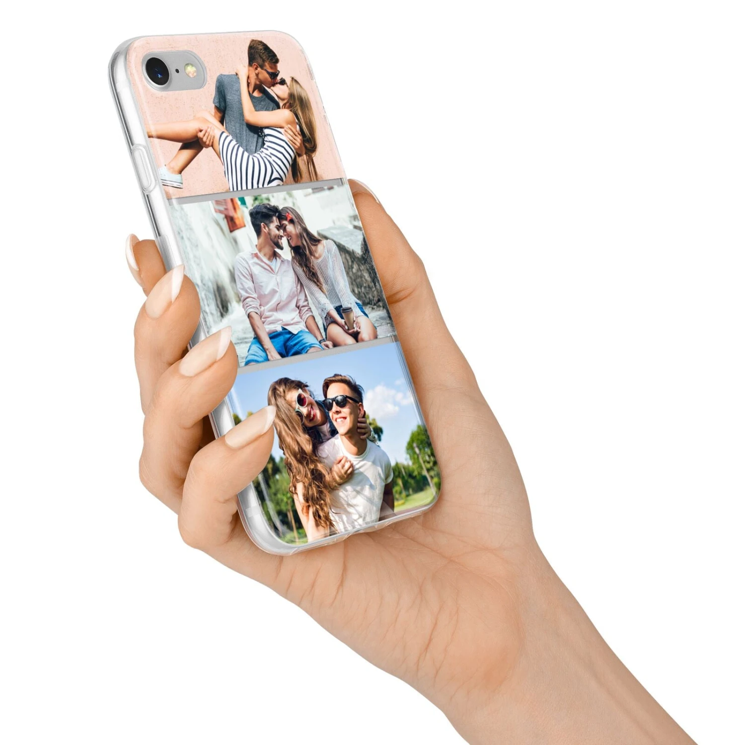 Three Photo Collage IPhone Case 13 Three Photo Collage IPhone Case - Image 13