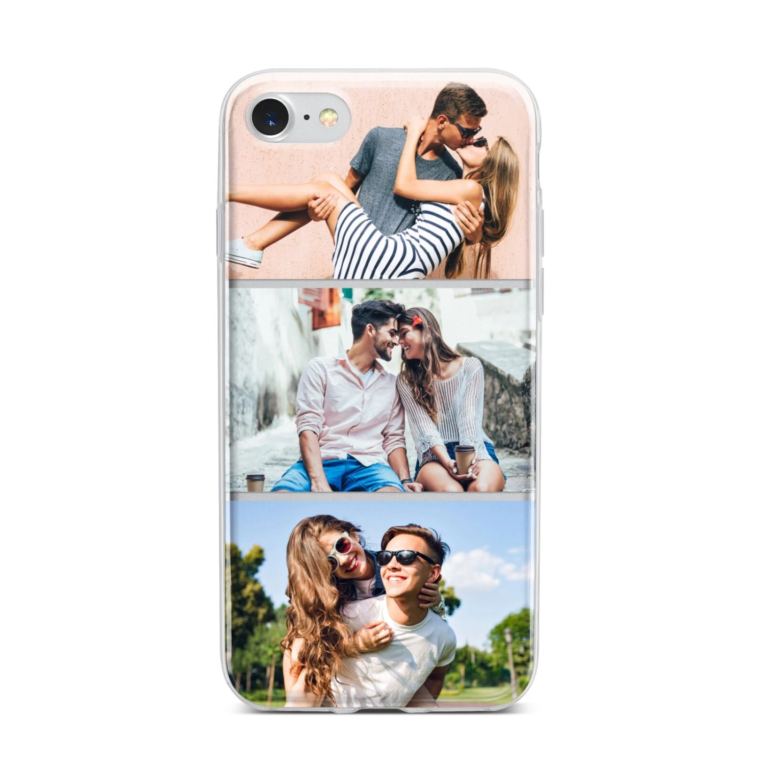 Three Photo Collage IPhone Case 12 Three Photo Collage IPhone Case - Image 12