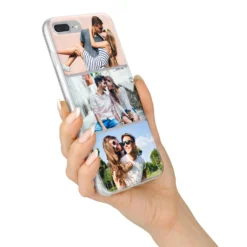 Three Photo Collage IPhone Case 34 Three Photo Collage IPhone Case -CaseCraze Store Three Photo Collage iPhone 7 Plus Bumper Case on Silver iPhone Alternative Image