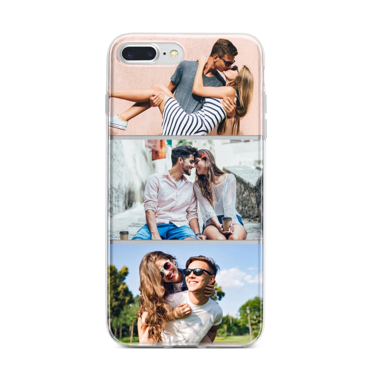Three Photo Collage IPhone Case 14 Three Photo Collage IPhone Case - Image 14