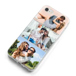 Three Photo Collage IPhone Case 28 Three Photo Collage IPhone Case -CaseCraze Store Three Photo Collage iPhone 8 Bumper Case on Silver iPhone Alternative Image