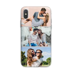 Three Photo Collage IPhone Case 24 Three Photo Collage IPhone Case -CaseCraze Store Three Photo Collage iPhone X Bumper Case on Silver iPhone Alternative Image 1