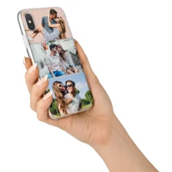 Three Photo Collage IPhone Case 25 Three Photo Collage IPhone Case -CaseCraze Store Three Photo Collage iPhone X Bumper Case on Silver iPhone Alternative Image 2