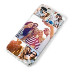 Tile Photo Collage Upload IPhone Case -CaseCraze Store Tile Photo Collage Upload iPhone 8 Plus Bumper Case on Silver iPhone Alternative Image