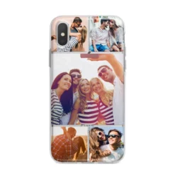Tile Photo Collage Upload IPhone Case -CaseCraze Store Tile Photo Collage Upload iPhone X Bumper Case on Silver iPhone Alternative Image 1