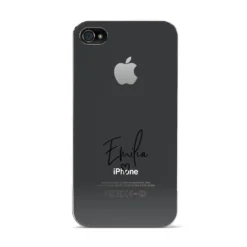 Transparent Black Handwritten Name IPhone Case 23 Transparent Black Handwritten Name IPhone Case -CaseCraze Store Transparent Black Handwritten Name Apple iPhone 4s Case