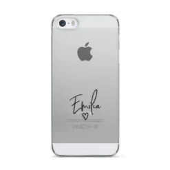 Transparent Black Handwritten Name IPhone Case 22 Transparent Black Handwritten Name IPhone Case -CaseCraze Store Transparent Black Handwritten Name Apple iPhone 5 Case