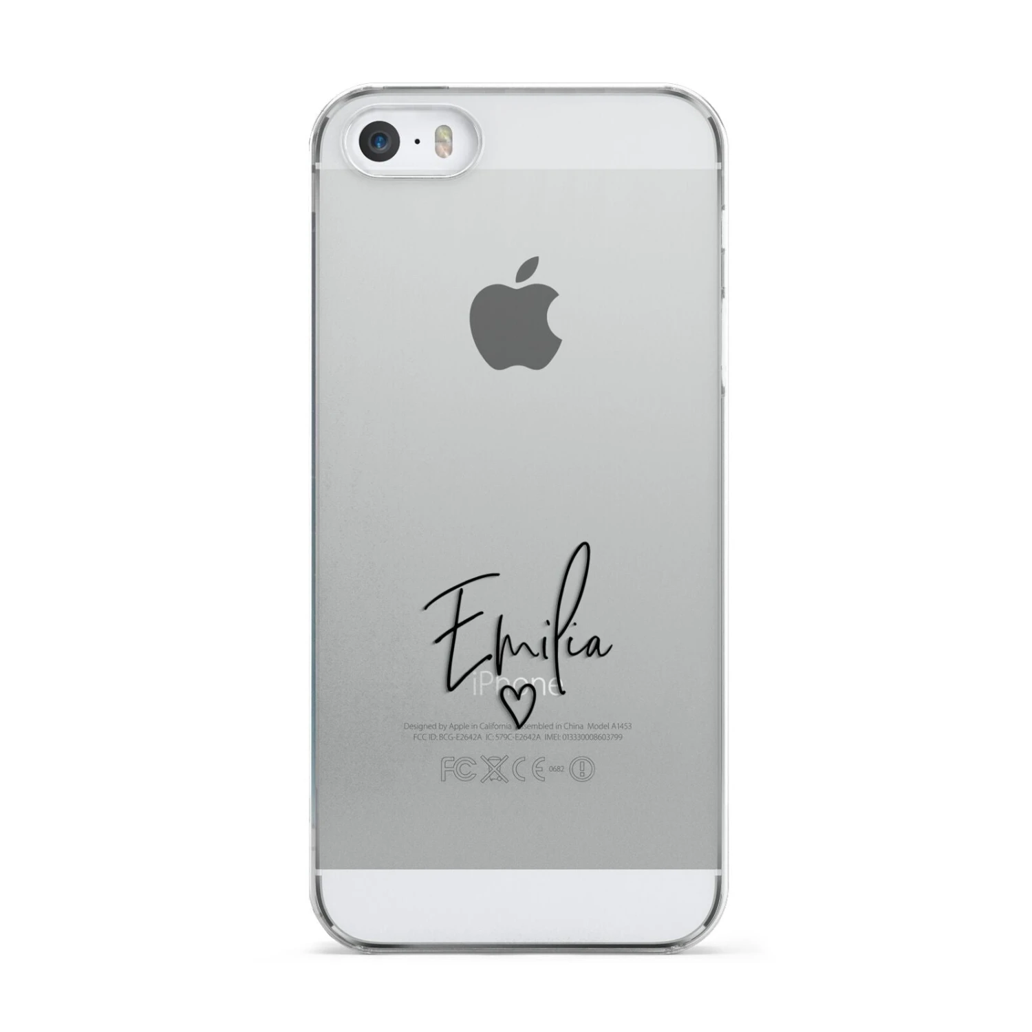 Transparent Black Handwritten Name IPhone Case 3 Transparent Black Handwritten Name IPhone Case - Image 3