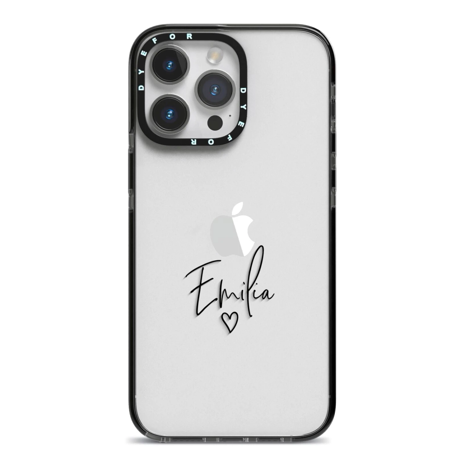 Transparent Black Handwritten Name IPhone Case 1 Transparent Black Handwritten Name IPhone Case