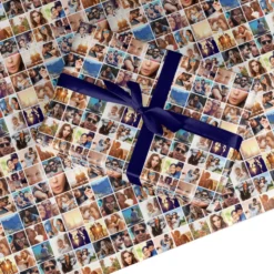Ultimate Photo Montage Upload Wrapping Paper