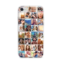 Ultimate Photo Montage Upload IPhone Case -CaseCraze Store Ultimate Photo Montage Upload iPhone 7 Bumper Case on Silver iPhone