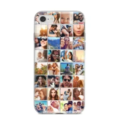 Ultimate Photo Montage Upload IPhone Case -CaseCraze Store Ultimate Photo Montage Upload iPhone 8 Bumper Case on Silver iPhone