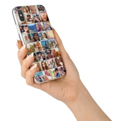 Ultimate Photo Montage Upload IPhone Case -CaseCraze Store Ultimate Photo Montage Upload iPhone X Bumper Case on Silver iPhone Alternative Image 2