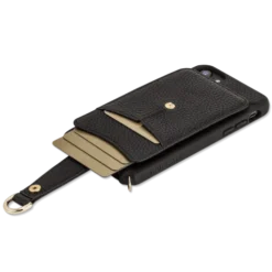 Victoria Crossbody Wallet Case Iphone 6 7 8 Chain Strap -CaseCraze Store VICTORIA best crossbody minimalist iphone cover iPhone 6 7 8 Chain Strap midnight black Vaultskin