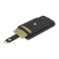 Victoria Crossbody Wallet Case Iphone Xs Max Chain Strap -CaseCraze Store VICTORIA compact crossbody minimalist iphone case iPhone XS Max Chain Strap black Vaultskin