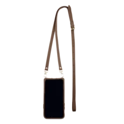 Victoria Crossbody Wallet Case Iphone Xs Max Leather Strap -CaseCraze Store VICTORIA front pocket crossbody leather mobile cover iPhone XS Max Leather Strap brown Vaultskin