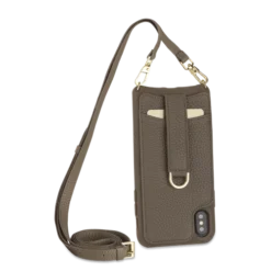 Victoria Crossbody Wallet Case Iphone Xs Max Leather Strap -CaseCraze Store VICTORIA micro crossbody wallet phone cover iPhone XS Max Leather Strap brown Vaultskin