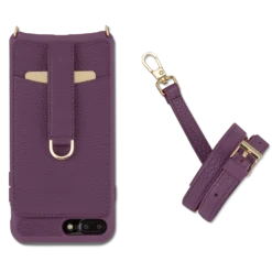 Victoria Case Iphone 7 Plus 8 Plus -CaseCraze Store VICTORIA modern crossbody minimalist iphone case iPhone 7 8 Plus Leather Strap spanish violet Vaultskin