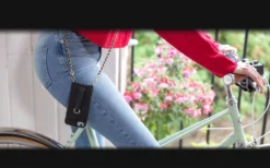 Victoria Case Iphone 7 Plus 8 Plus Chain -CaseCraze Store VICTORIA slimmest crossbody travel card cover iPhone 7 8 Plus Chain Strap midnight black Vaultskin