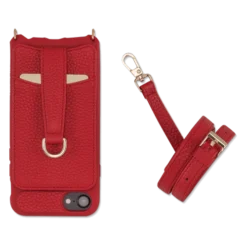 Victoria Case Iphone 6 7 8 Leather Strap -CaseCraze Store VICTORIA womens crossbody wallet card cover iPhone 6 7 8 Leather Strap winsor red Vaultskin