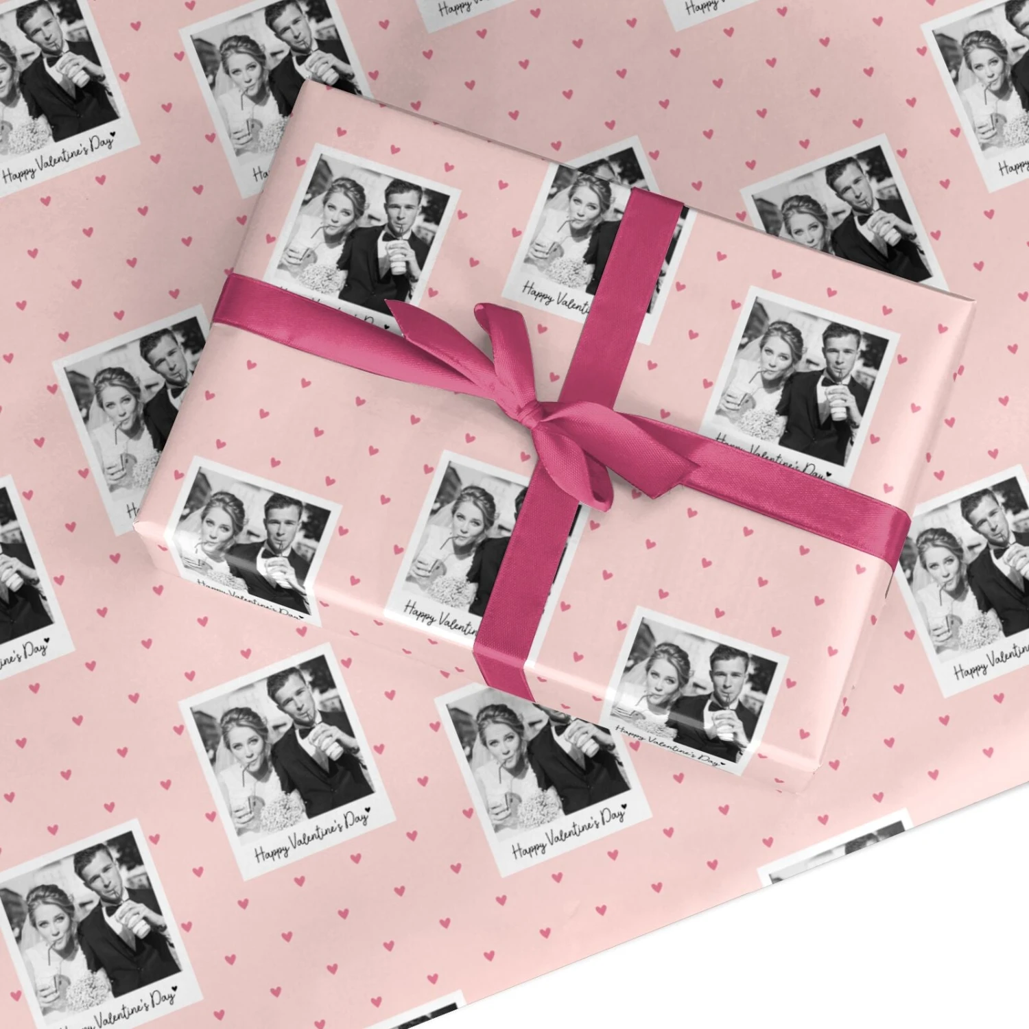Valentine Photo Love Wrapping Paper 1 Valentine Photo Love Wrapping Paper