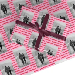 Valentines Photo Keepsake Wrapping Paper