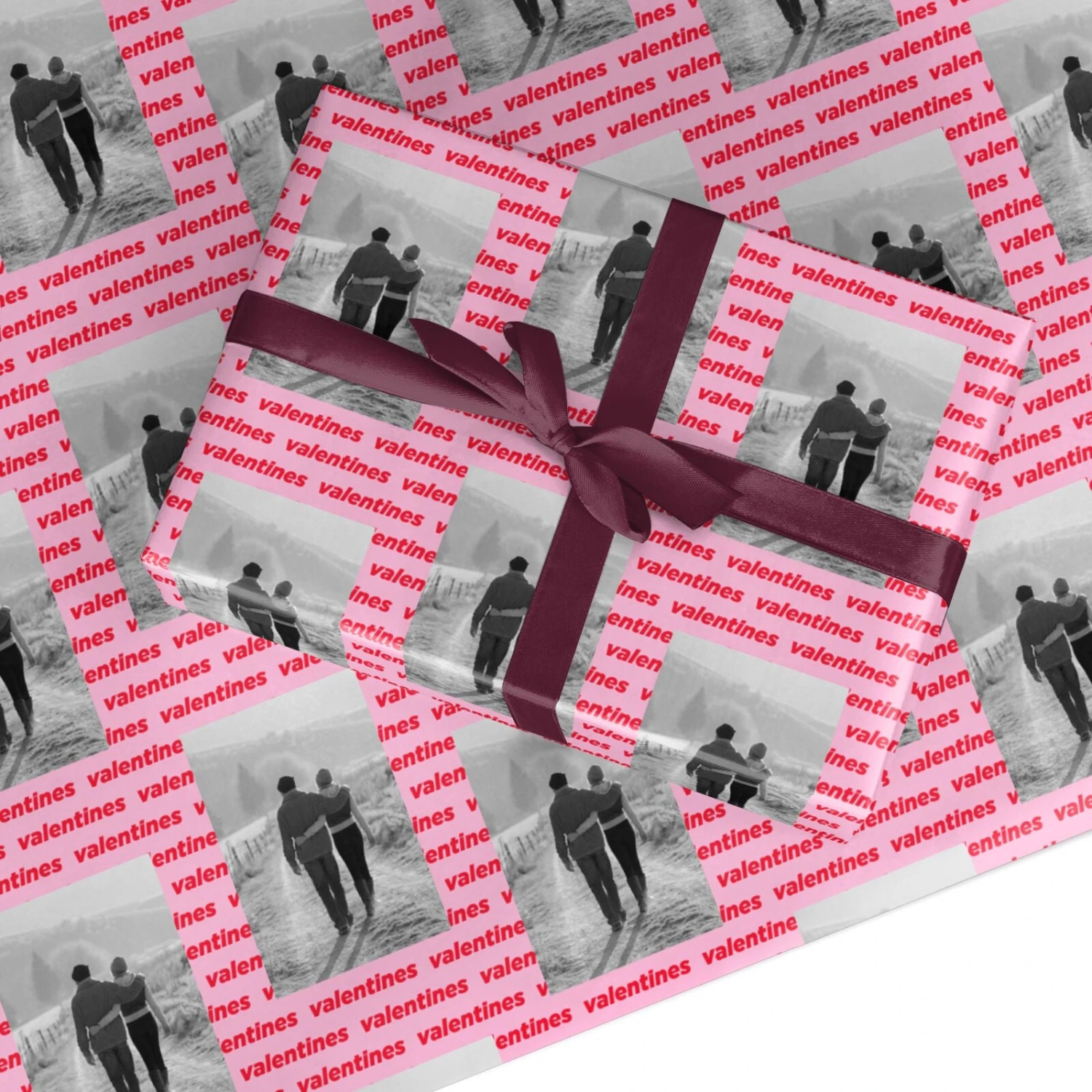 Valentines Photo Keepsake Wrapping Paper 1 Valentines Photo Keepsake Wrapping Paper