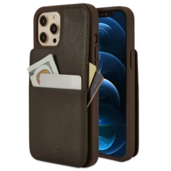 Eton Armour Wallet Case Iphone 12 Pro Max -CaseCraze Store VaultskinETONARMOURiPhone12ProMaxBrown1Main