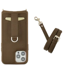 Victoria Crossbody Wallet Case Iphone 13 Pro Leather Strap 26 Victoria Crossbody Wallet Case Iphone 13 Pro Leather Strap -CaseCraze Store VaultskinVICTORIAiPhone12BrownLeather2Front 05d607fb 72de 452e adb8 ca1c16857ad3