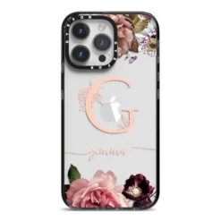 Vintage Floral Personalised IPhone Case