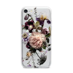 Vintage Flowers IPhone Case -CaseCraze Store Vintage Flowers iPhone 7 Bumper Case on Silver iPhone