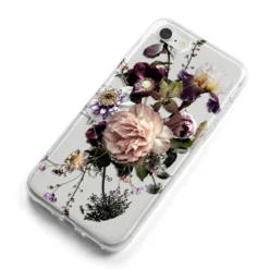 Vintage Flowers IPhone Case -CaseCraze Store Vintage Flowers iPhone 8 Bumper Case on Silver iPhone Alternative Image