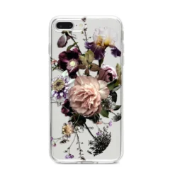 Vintage Flowers IPhone Case -CaseCraze Store Vintage Flowers iPhone 8 Plus Bumper Case on Silver iPhone