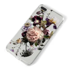 Vintage Flowers IPhone Case -CaseCraze Store Vintage Flowers iPhone 8 Plus Bumper Case on Silver iPhone Alternative Image