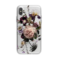 Vintage Flowers IPhone Case -CaseCraze Store Vintage Flowers iPhone X Bumper Case on Silver iPhone Alternative Image 1 518e0b7e db6d 45ea af5d 79dc8b2f7ec0