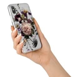 Vintage Flowers IPhone Case -CaseCraze Store Vintage Flowers iPhone X Bumper Case on Silver iPhone Alternative Image 2 62fb15ff 186b 425c b305 4973d9257666