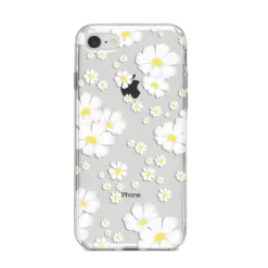 White Daisy Flower IPhone Case 27 White Daisy Flower IPhone Case -CaseCraze Store White Daisy Flower iPhone 8 Bumper Case on Silver iPhone