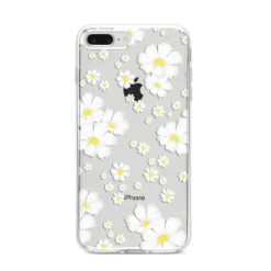 White Daisy Flower IPhone Case 29 White Daisy Flower IPhone Case -CaseCraze Store White Daisy Flower iPhone 8 Plus Bumper Case on Silver iPhone