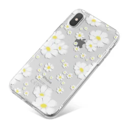 White Daisy Flower IPhone Case 26 White Daisy Flower IPhone Case -CaseCraze Store White Daisy Flower iPhone X Bumper Case on Silver iPhone