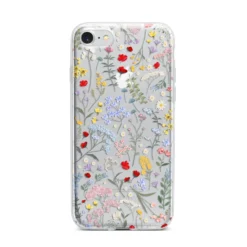 Wild Flowers IPhone Case 31 Wild Flowers IPhone Case -CaseCraze Store Wild Flowers iPhone 7 Bumper Case on Silver iPhone