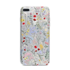 Wild Flowers IPhone Case 33 Wild Flowers IPhone Case -CaseCraze Store Wild Flowers iPhone 7 Plus Bumper Case on Silver iPhone