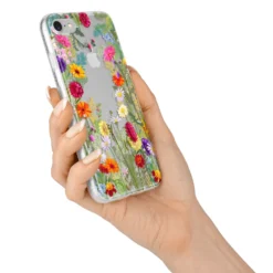 Wildflower IPhone Case -CaseCraze Store Wildflower iPhone 7 Bumper Case on Silver iPhone Alternative Image