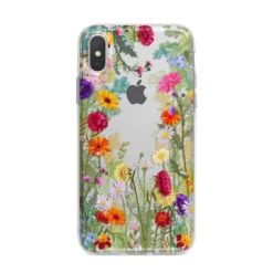 Wildflower IPhone Case -CaseCraze Store Wildflower iPhone X Bumper Case on Silver iPhone Alternative Image 1