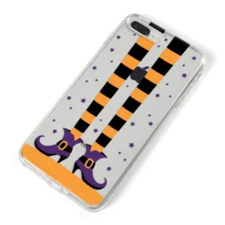 Witch Legs IPhone Case -CaseCraze Store Witch Legs iPhone 8 Plus Bumper Case on Silver iPhone Alternative Image