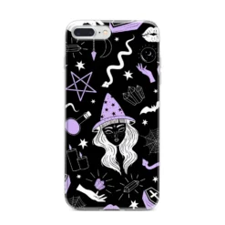 Witch IPhone Case -CaseCraze Store Witch iPhone 7 Plus Bumper Case on Silver iPhone