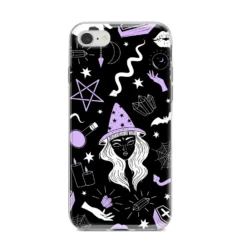 Witch IPhone Case -CaseCraze Store Witch iPhone 8 Bumper Case on Silver iPhone