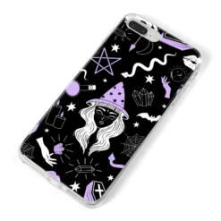 Witch IPhone Case -CaseCraze Store Witch iPhone 8 Plus Bumper Case on Silver iPhone Alternative Image