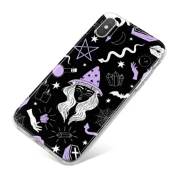 Witch IPhone Case -CaseCraze Store Witch iPhone X Bumper Case on Silver iPhone